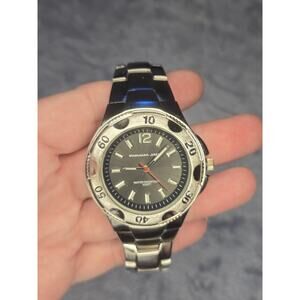 Panama Jack Beach Runner Men's Quartz Wristwatch Stainless Steel Black Dial WR